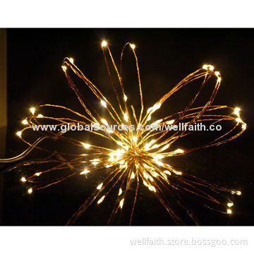Christmas String Light, 4.5V, 10m, 0.04W with Warm White Light